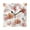 Black, variant on 7.78in Square Artistic Wall Clock Dual-Purpose Tabletop & Hanging Decor Silent Non-Ticking Clocks for Home Office 11111111 Watercolor Pink Maple Leaves