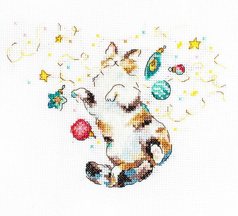 Cat–†–Ü–†‚Äö–°‚Ñ¢–†‚Äú–≤–Ç—õ–†‚Äú–¢‚Äòs Happiness L8812 Counted Cross Stitch Kit