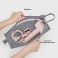 thumbnail image 5 of Leodye 1PCS Portable Travel Storage Bag for Hair Dryer Curling Iron and Straightener Protective Sleeve Pouch for Electric Hair Styling Tools -14.57x5.51x5.51in, 5 of 6