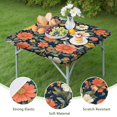 thumbnail image 4 of Pioneer Flower Floral Print Pattern Square Fitted Tablecloth with Elastic Edge,Square Table Cover,Washable Elastic Table Cover for Home Kitchen Party Decor 34"x34", 4 of 6
