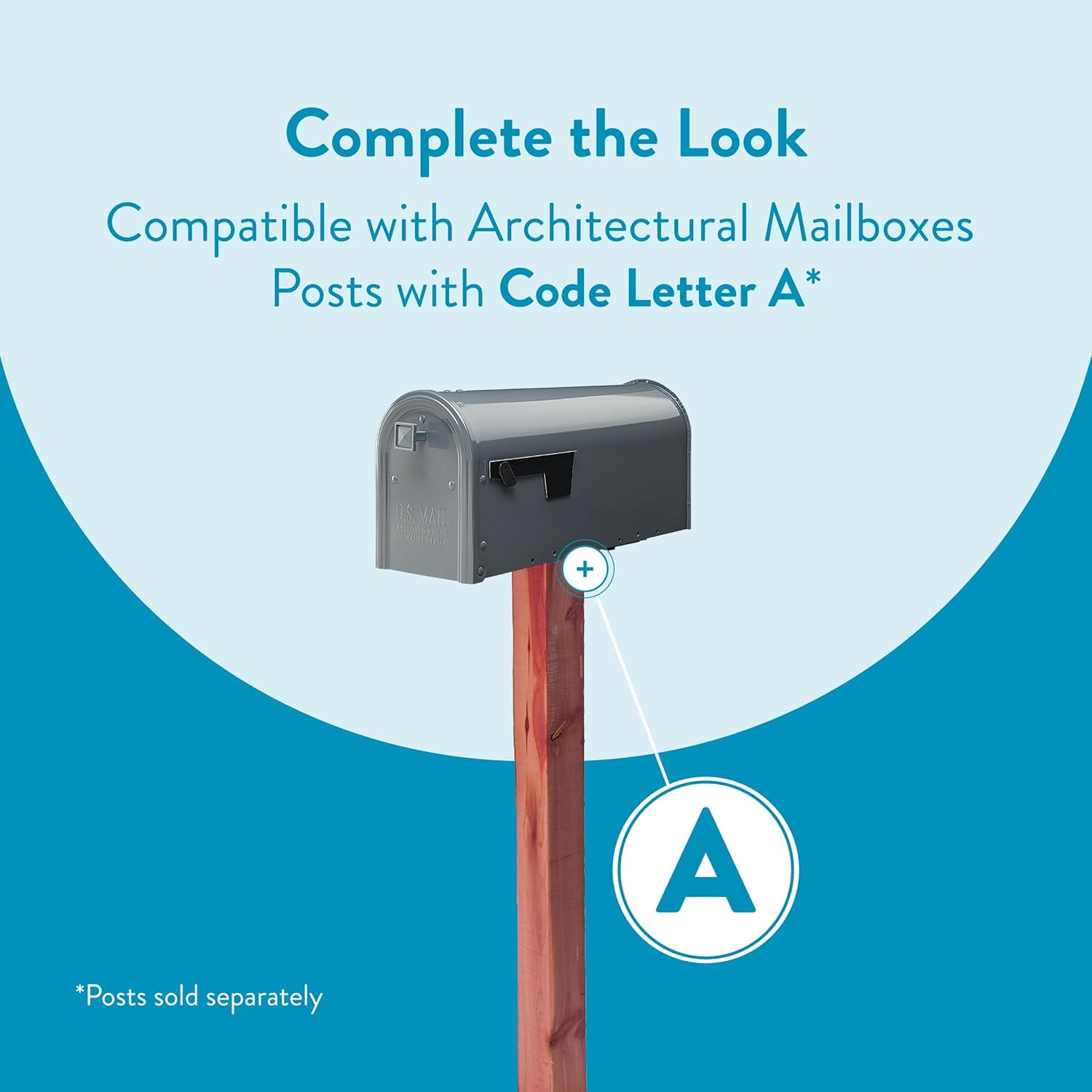 Weather-Resistant Steel Metal Post Mounted Mail Box for Outside, Gunmetal Grey, Medium Curbside Mailbox with Magnetic Latch, USPS Approved for Residential Delivery