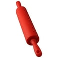 thumbnail image 4 of MYG Silicone Rolling Pin Set Non-Stick Flour Roller Baking Tool Kitchen Utensil for Dough Pastry Fondant Pizza Pasta 12 Inch Red, 4 of 10