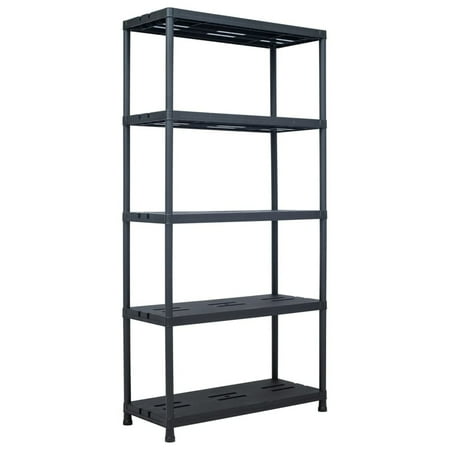 

Storage Shelf Rack Black 573.2 lb 35.4 x15.7 x70.9