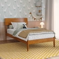 thumbnail image 1 of Bradford Twin Wood Platform Bed in Light Toffee, 1 of 11