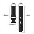 thumbnail image 3 of For Garmin Vivoactive 3 Music 20mm Solid Color Silicone Watch Band, 3 of 4