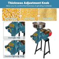 thumbnail image 5 of 3000W Electric Grain Mill Dry Grinder, Commercial Corn Grain Mill Grinder 110V, Dry Cereals Rice Wheat Mill Grinder Machine Feed Flour Mill with Funnel, 5 of 8