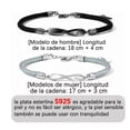 thumbnail image 2 of 2pulseras Pareja Regalo Mujer Hombres Modelo Negro Y Plateado, 2 of 4