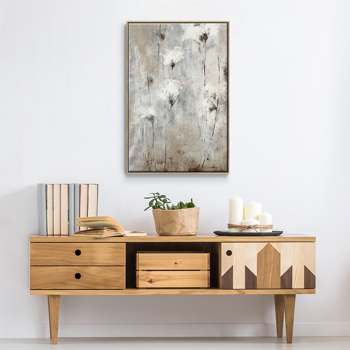 Here today, Gone tomorrow Framed Premium Gallery Wrapped Canvas - Ready to Hang