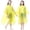 Yellow X2, variant on Rain Poncho for Kids (2 Pack), Reusable EVA Children Raincoat Ponchos Rain Jacket with Hood for 6-14 Girls Boys