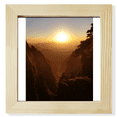 thumbnail image 1 of Canyon Sunset Art Deco Fashion Square Picture Frame Wall Tabletop Display, 1 of 3