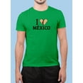 thumbnail image 2 of I Love Mexico, Burrito T-Shirt Men -Smartprints Designs, Male 4X-Large, 2 of 4