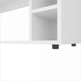 thumbnail image 2 of TV Furniture Modern White TV Stand for 70” Screens with Open Storage | Particle Board | Melamine, 2 of 7