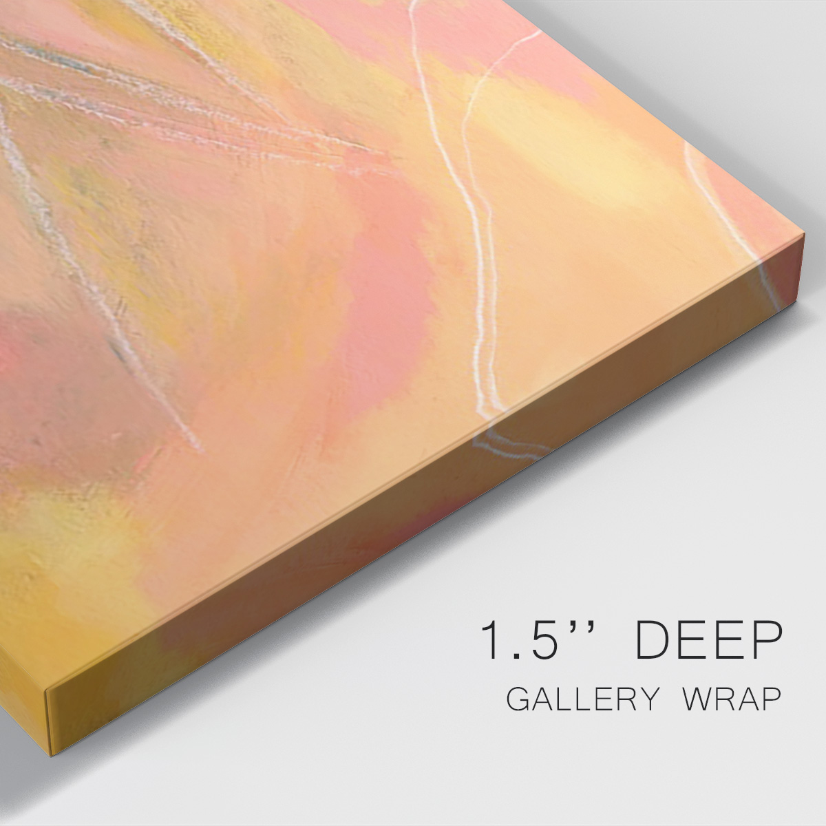 Peach Bliss IV Premium Gallery Wrapped Canvas - Ready to Hang