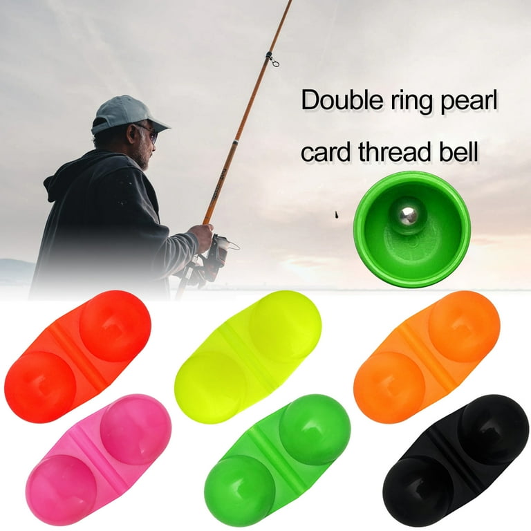 LINASHI Fishing Rattles 20pcs Compact Size Portable Fishing Line Rattles  Sea Fishing Attractor Bell Beads Fishing Supplies 