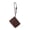 Coffee, variant on Necvior Velvet Card Case Compact Purse Coin Bag with Wrist Strap Functional Storage Space Saving Design Trendy Korean Aesthetic