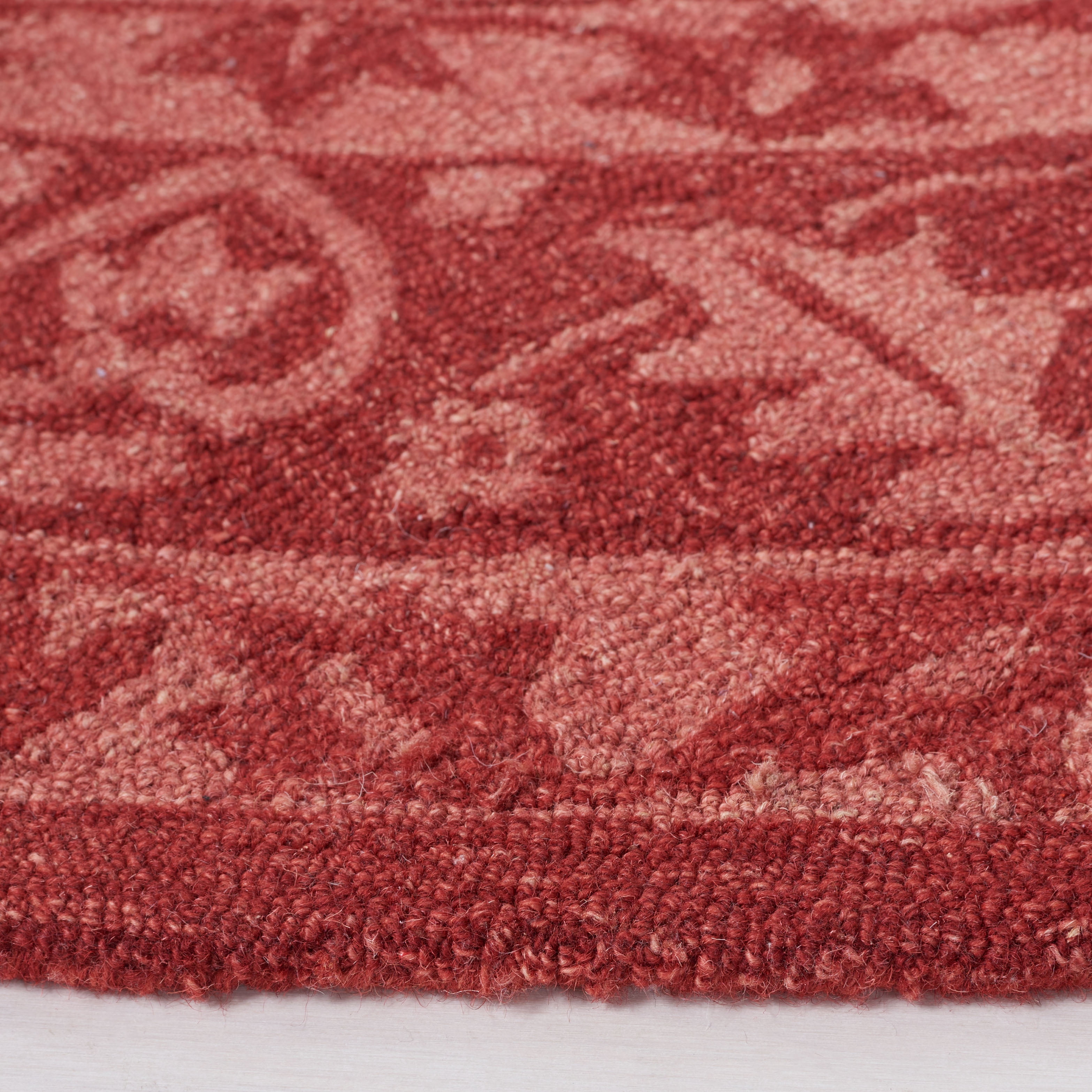 Safavieh Dip Dye Felicia Floral Area Rug, Red, 7' x 7' Round