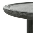 thumbnail image 6 of SAFAVIEH Devin Rustic Round Wood Coffee Table, Black With White Wash Distressing, 6 of 8