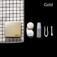 thumbnail image 1 of New Fashion Contact Lens Box ABS Plastic Square Mirror Lens Case Travel Container Holder Storage Soaking Box Case gold, 1 of 6