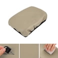 thumbnail image 2 of Microfiber Leather Center Console Lid Box Armrest Cover Protector Beige with Elastic for 06-11 Honda Civic, 2 of 6