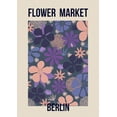 thumbnail image 2 of Haase, Andrea 24x32 Black Ornate Wood Framed with Double Matting Museum Art Print Titled - Flower Market Berlin, 2 of 4