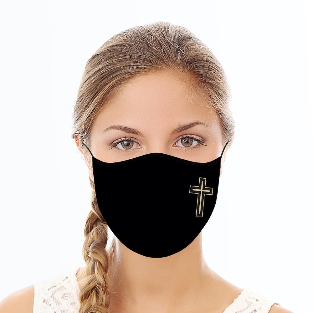Handmade in the USA and Aluminum Nose Strip Three Layers of Material Pink Cross Hatch Filter Pocket 100% Cotton Adult Cloth Face Mask with Ties 
