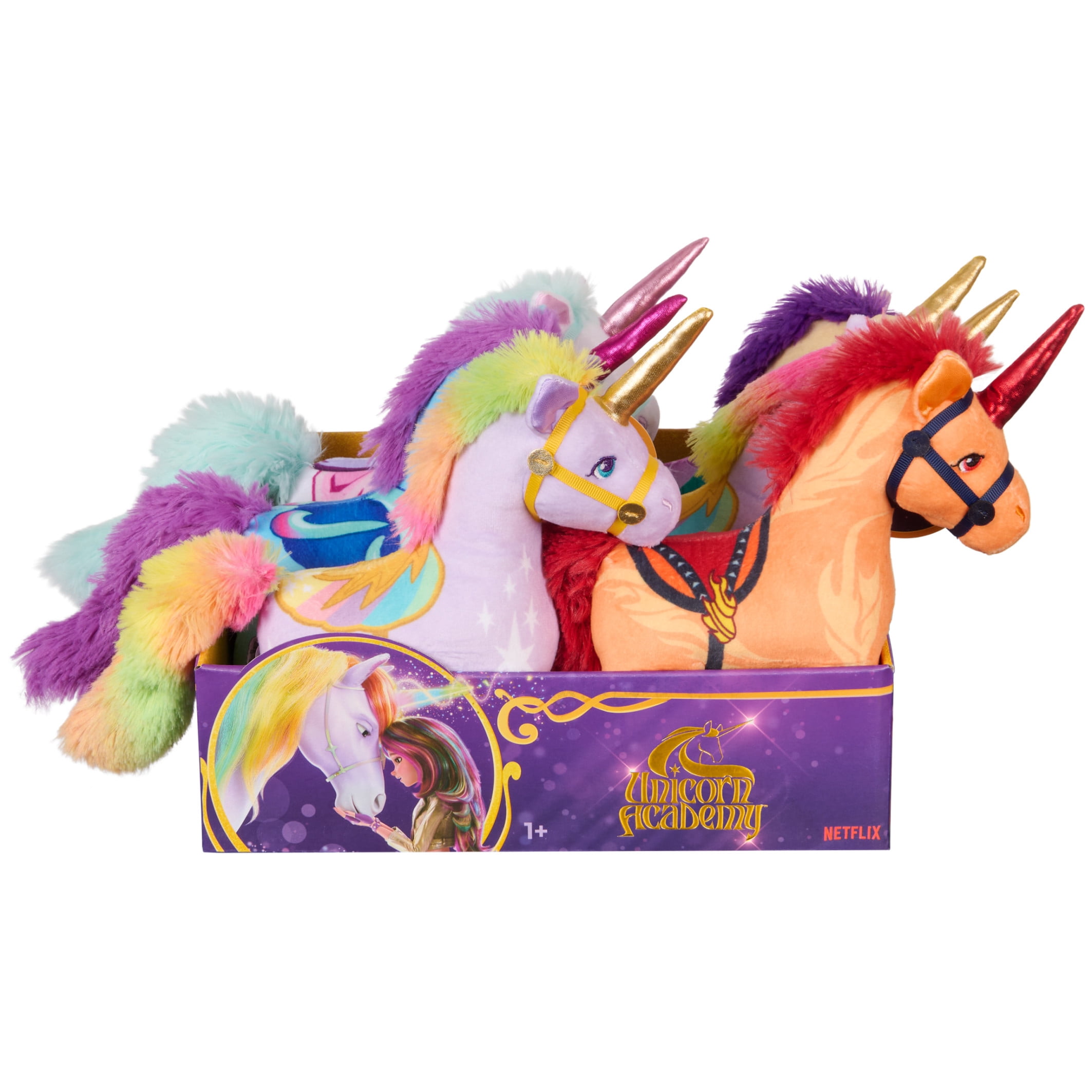 Unicorn Academy, 7-Inch Unicorn Plush Toys, Stuffed Animals (Styles May Vary)