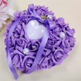 thumbnail image 1 of Ring pillow wedding ring pillow, 20*7cm, heart shape, gift, romantic pillow, 1 of 5