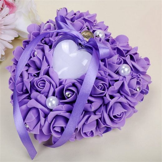 Ring pillow wedding ring pillow, 20*7cm, heart shape, gift, romantic pillow