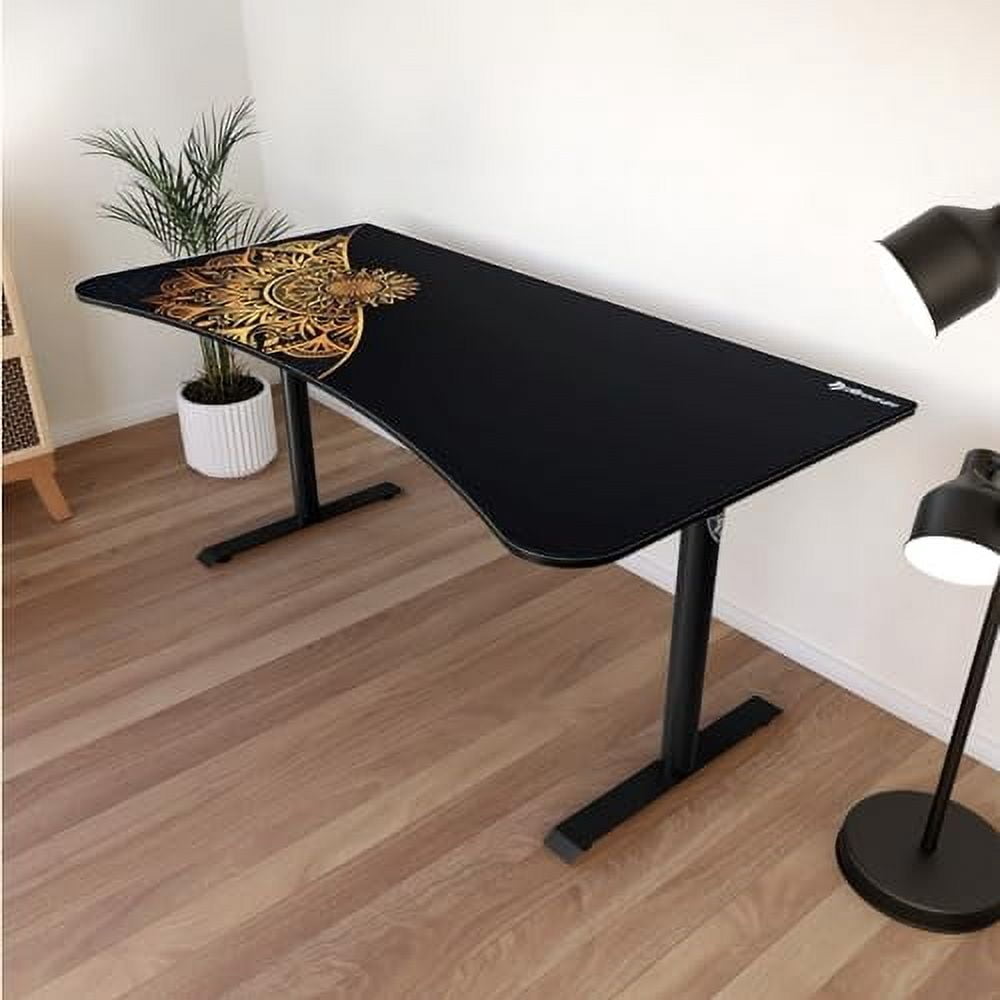 Arozzi Arena Gaming Desk Mat, Full Surface Custom Desk Pad, Interchangeable, Water Resistant & Washable Computer Desk Mouse Pad with Stitched Edges (D030)