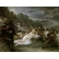 thumbnail image 2 of Latour, Henri Fantin 18x15 White Modern Wood Framed Museum Art Print Titled - Helene, 2 of 4