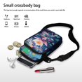 thumbnail image 7 of HELLHERO Flower Pattern Sling Bag Polyester with Zipper for Outdoor Travel, 7 of 7