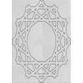 thumbnail image 1 of Ahgly Company Indoor Rectangle Patterned Gunmetal Gray Novelty Area Rugs, 3' x 5', 1 of 6