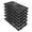 Black, variant on 6PCS HDPE Plastic Pallets, 11.8"x23.6" Interlocking Floor Storage Pads, 2000lb Capacity Waterproof Pallet Grids for Basement Garage Warehouse Organization