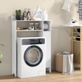 thumbnail image 5 of Costway Over the Toilet Storage Cabinet w/Toilet Paper Holder Adjustable Shelves White, 5 of 12