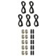 thumbnail image 1 of Cuerda de repuesto Cable de material acero Cuerda de saltar ajustable Tornillo de cuerda Negro, 1 of 9