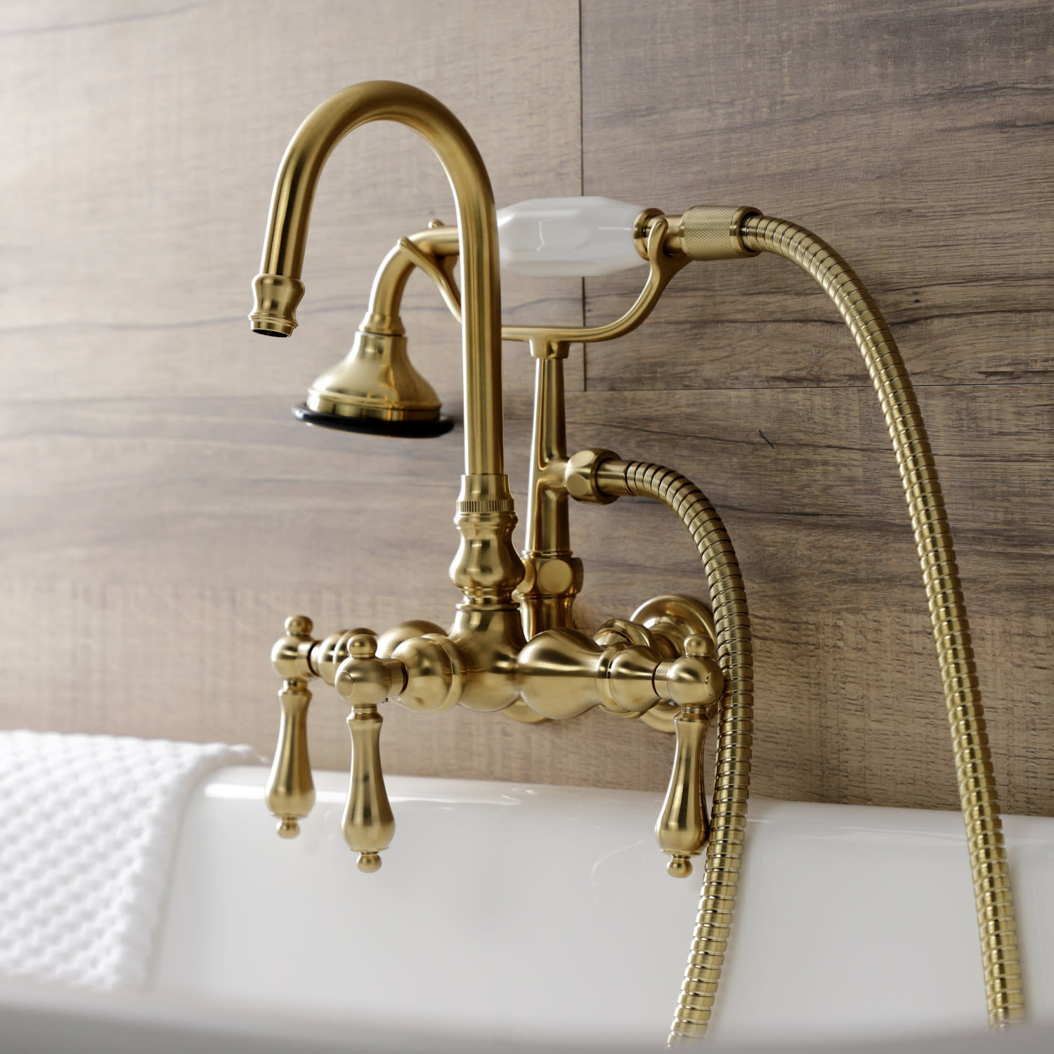 Kingston Brass AE7T8 Wall Mount Clawfoot Tub Faucet AE7T8
