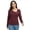 Red - brightpur, variant on Calvin Klein Womens Embellished Asymmetrical Knit Blouse, Purple, Medium