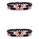 thumbnail image 4 of Minnieouse 2 uds amantes 6mm juegos de cuentas fiesta de ocio * pulseras joyería cuenta Yoga Natural circón red roja red roja red roja Red Roja 2Conjunto, 4 of 6