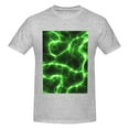 thumbnail image 4 of Bingfone Green Lightning Men'S Loose Fit Short-Sleeve Pocket T-Shirt, 4 of 7