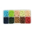 thumbnail image 2 of Glass Pearl Beads for Jewelry Making, Faux Pearls for Crafts with Hole Assortment Kit 1000 PCs Bulk Pack by Mandala Crafts (Combo 2, 4mm), 2 of 6