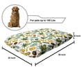 thumbnail image 2 of Banana Leaf Pet Bed, Exotic Nature of Caribbean Islands Pattern with Fresh Coconut Pineapple Fruits, Resistant Pad for Dogs and Cats Cushion with Removable Cover, 24" x 39", Multicolor, by Ambesonne, 2 of 4
