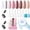 Pink Brown, variant on Perfect Summer Gel Nail Polish Starter Kit with 36W UV Light, 6 Colors Light Brown Grey Gel Polish with Top and Base Coat 2Pcs Liner Gel, Soak Off Gel Polish Kit with UV Nail Lamp Gift for Women