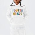thumbnail image 4 of EnJoCho Kids Back-to-School Sweatshirts First Day of Fourth Grade Pullover Tops Boys Girls Cute Oversized Graphic Sweatshirt Girls School Unifor𝗆 Sweatshirt, 4 of 4