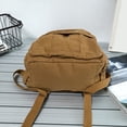 thumbnail image 2 of Mochilas escolares simples para mujer, mochila de viaje informal Vintage para mujer (caqui) Ndcxsfigh  Para Estrenar, 2 of 8