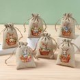 thumbnail image 3 of Bolsa de dulces de regalo de conejito de Pascua, decoración de feliz Pascua para el hogar, bolsas de dulces de huevos de conejo de pascua, funda de almohada decorativa, regalo de Pascua, 3 of 4