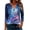 K-Multicolor, variant on CLOISE 3/4 Sleeve Tops Casual for Women Plus Size Christmas Tree V Neck Tee Shirts Pullover Slim Festive Holiday Photos Clothes 3XL