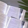 thumbnail image 2 of Multifunctional Led Flat-Panel Night Vision Reading Lamp, 6.7*5.7in Page Light For Reading, Booklights For Reading In Bed At Night, Bookmark Style Reading Ligh, Clear Led Book Full Page Light (Black), 2 of 9