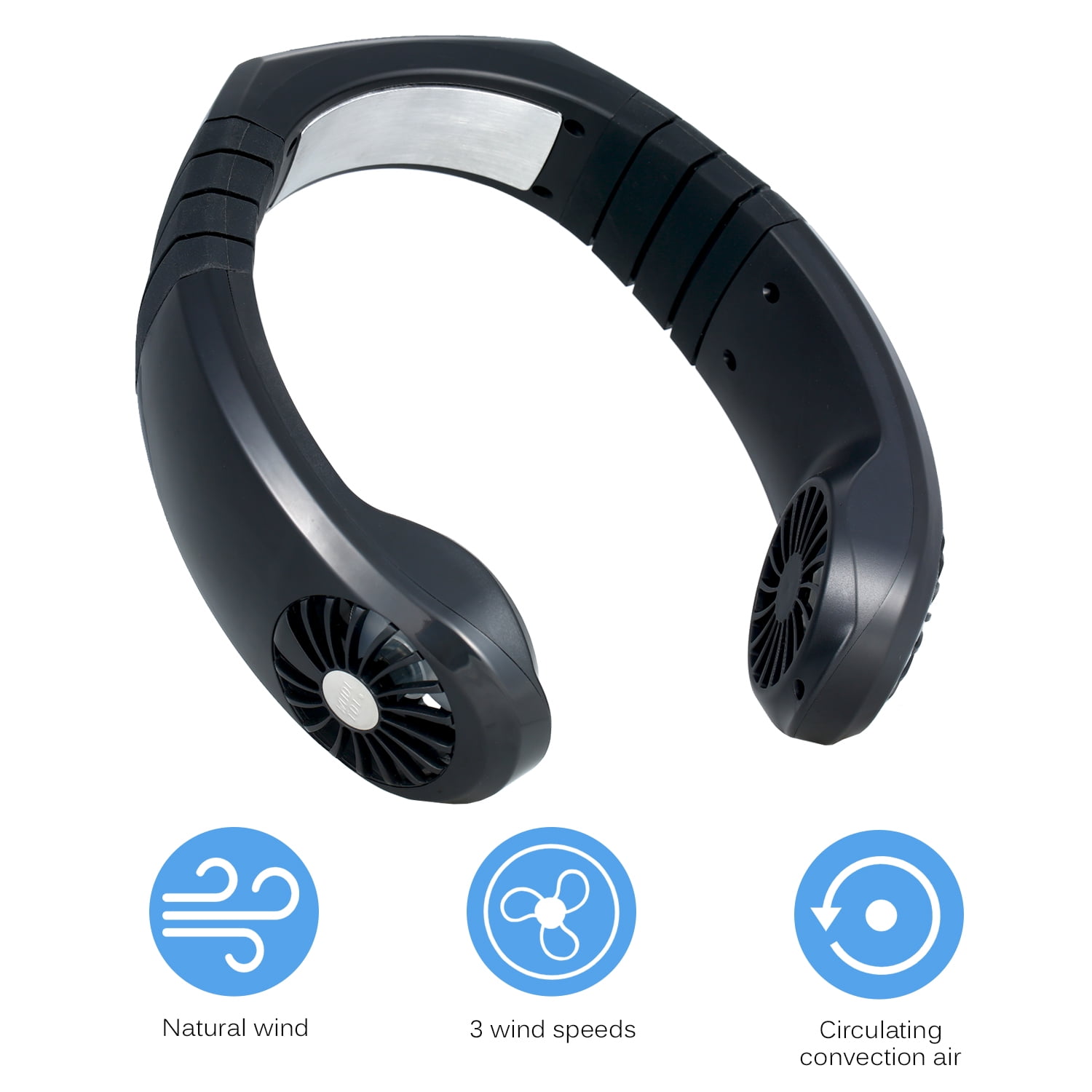 Neck Cooler Portable Fan HandsFree Mini Fan Neck Cooling Air