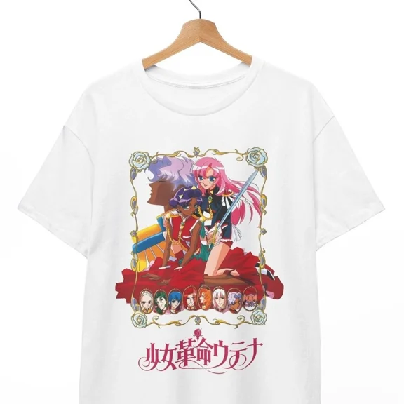 Utena & Anthy SHIRT, Revolutionary Girl Anime Manga Otaku T-shirt, Unisex Tee