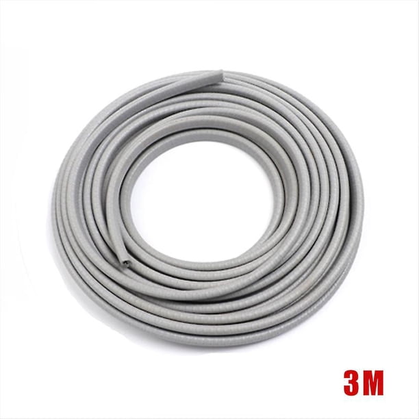 2/3/5m Car Door Anti Collision Strip With Steel Disc Bumper Trim Edge Scratch Protector Strip Sealing Guard Styling Car Decor